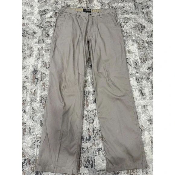 Mountain Khakis Mens Lake Lodge Pant 34x34 Khaki Tan Straight Leg Cotton Stretch - Picture 1 of 11